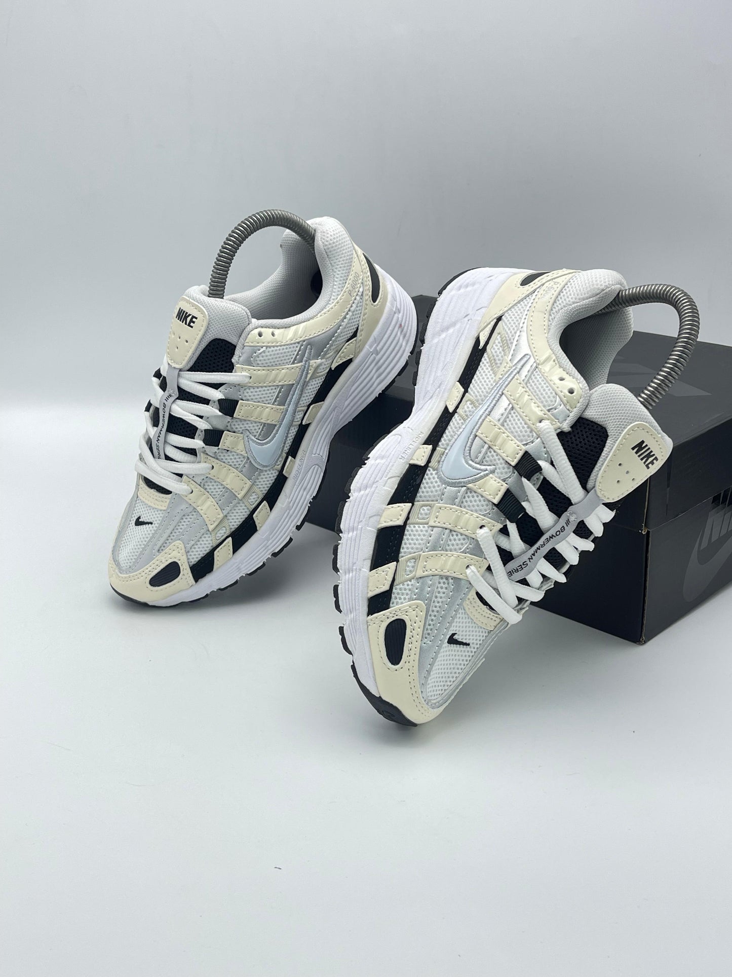 Nike P-6000 Sail Black Metallic Silver
