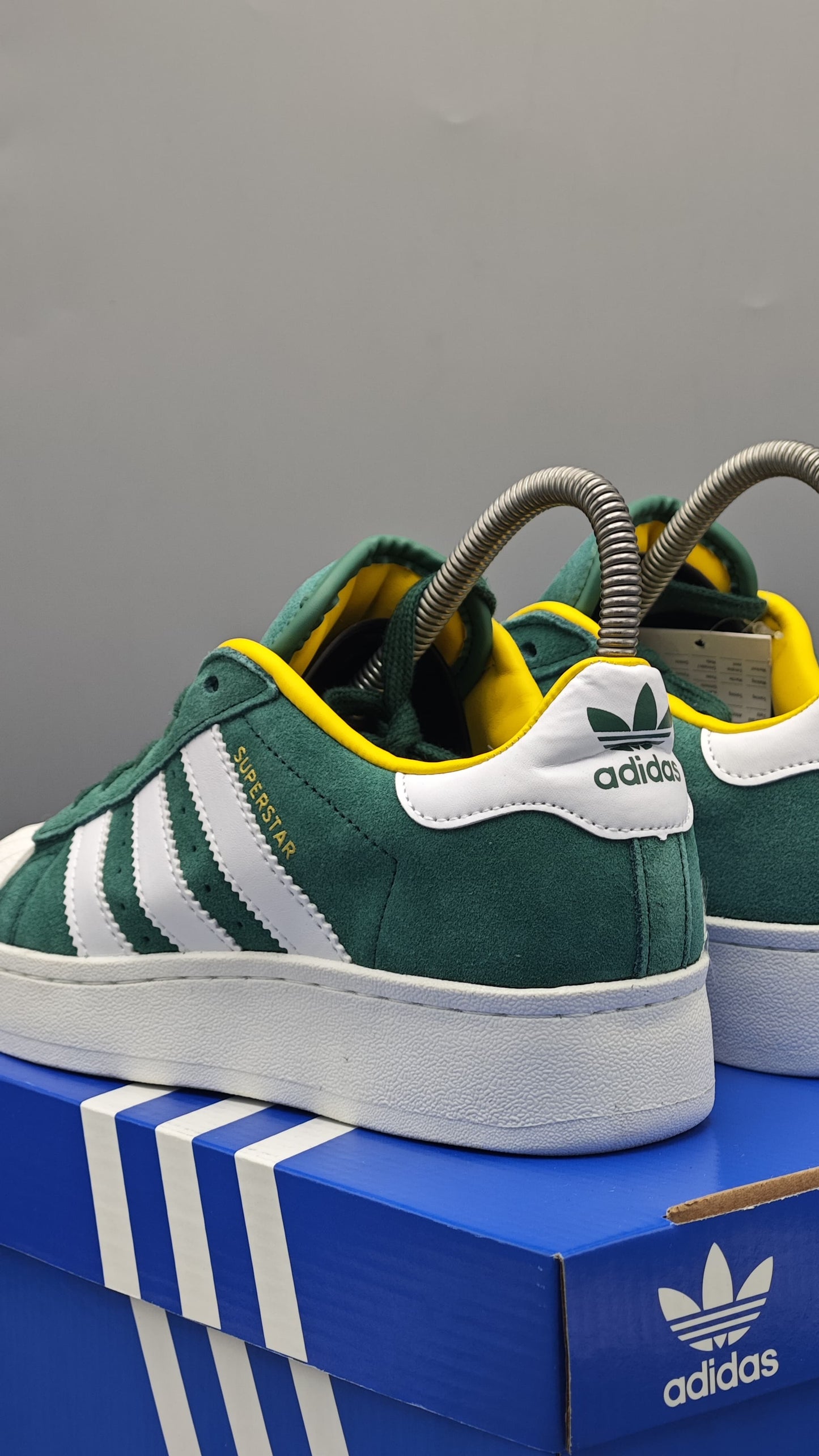 Adidas Superstar Suede Green/White