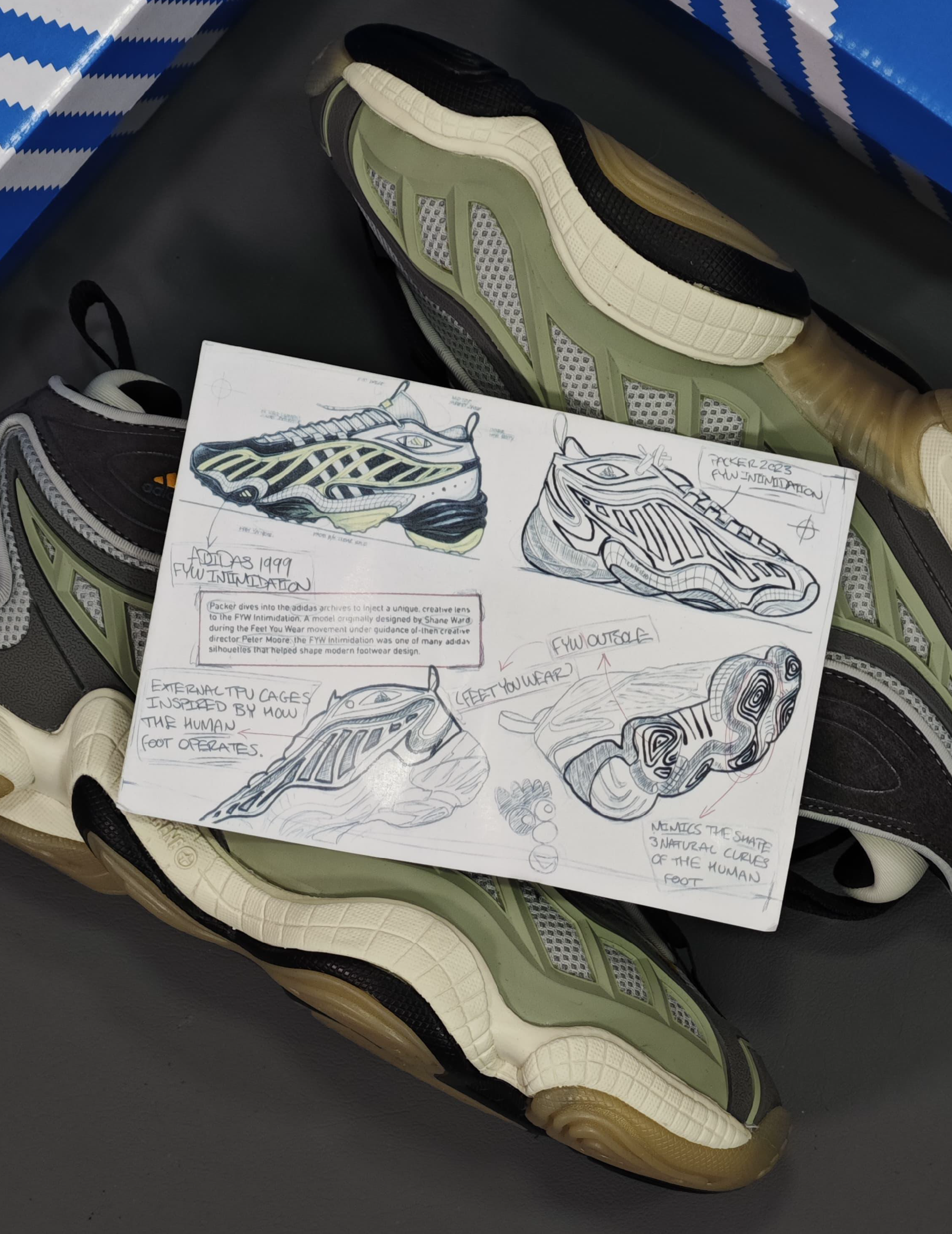 Adidas Intimidation Packer Stone Gray