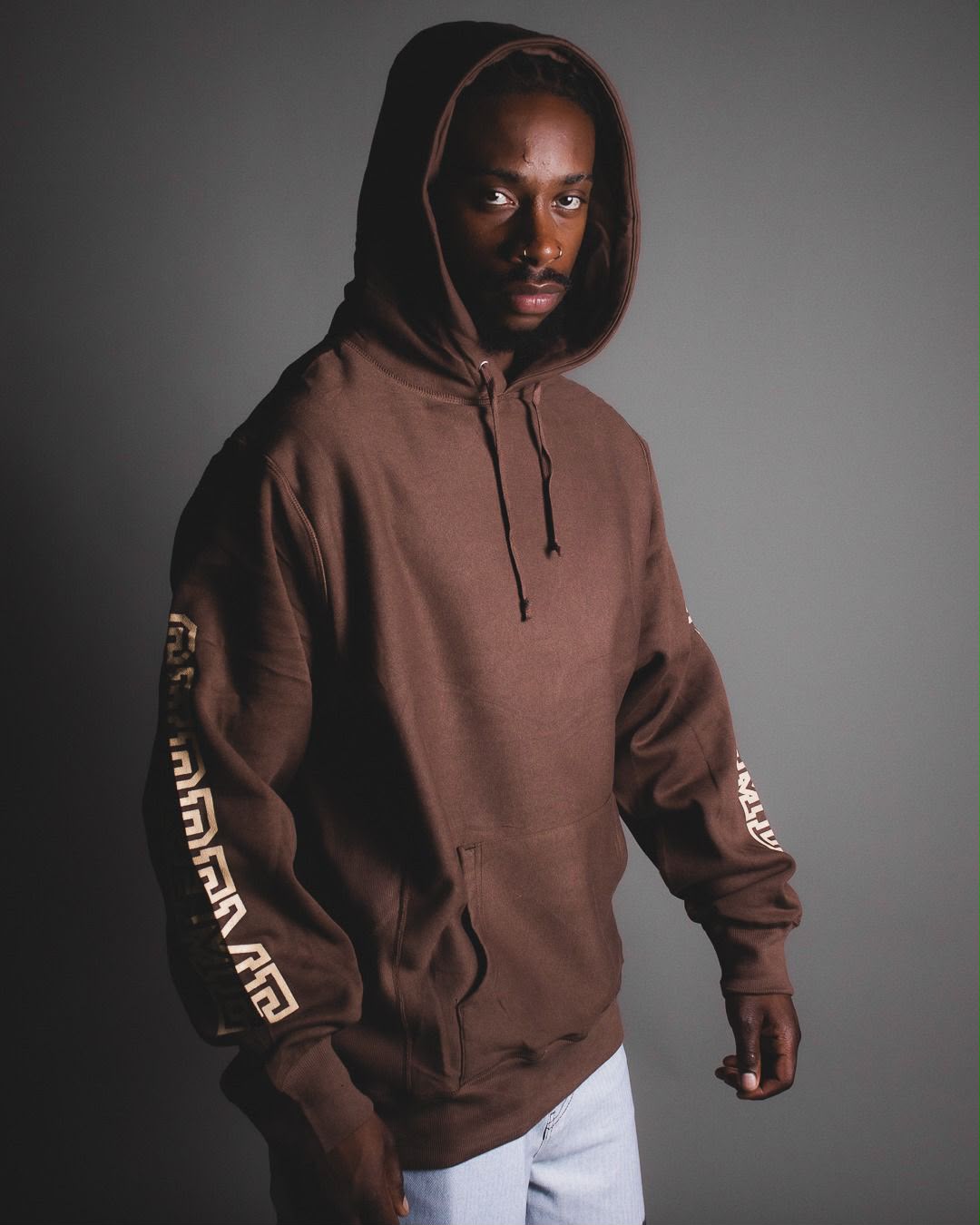 Hoodie Streetwear Brown