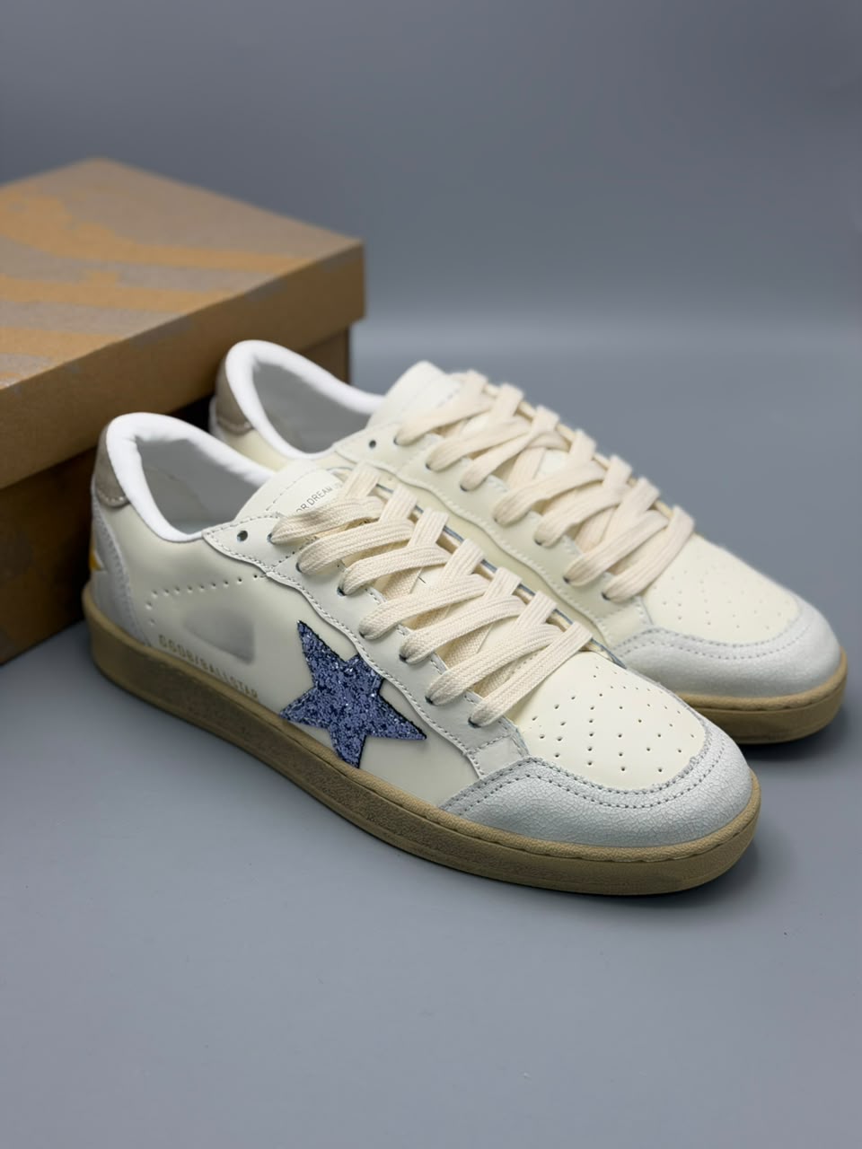 Golden Goose Ball Star "Blue Glitter"