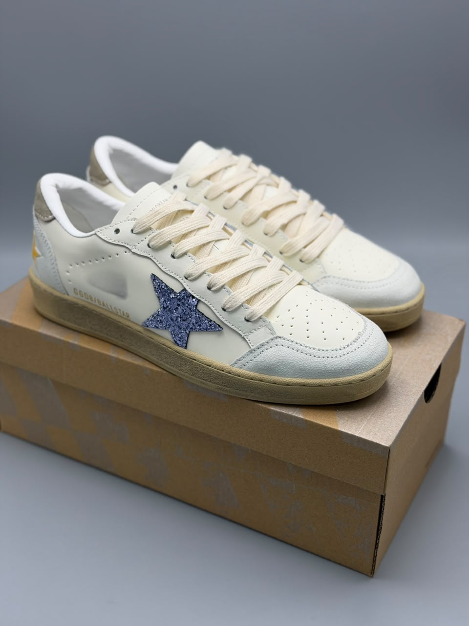 Golden Goose Ball Star "Blue Glitter"