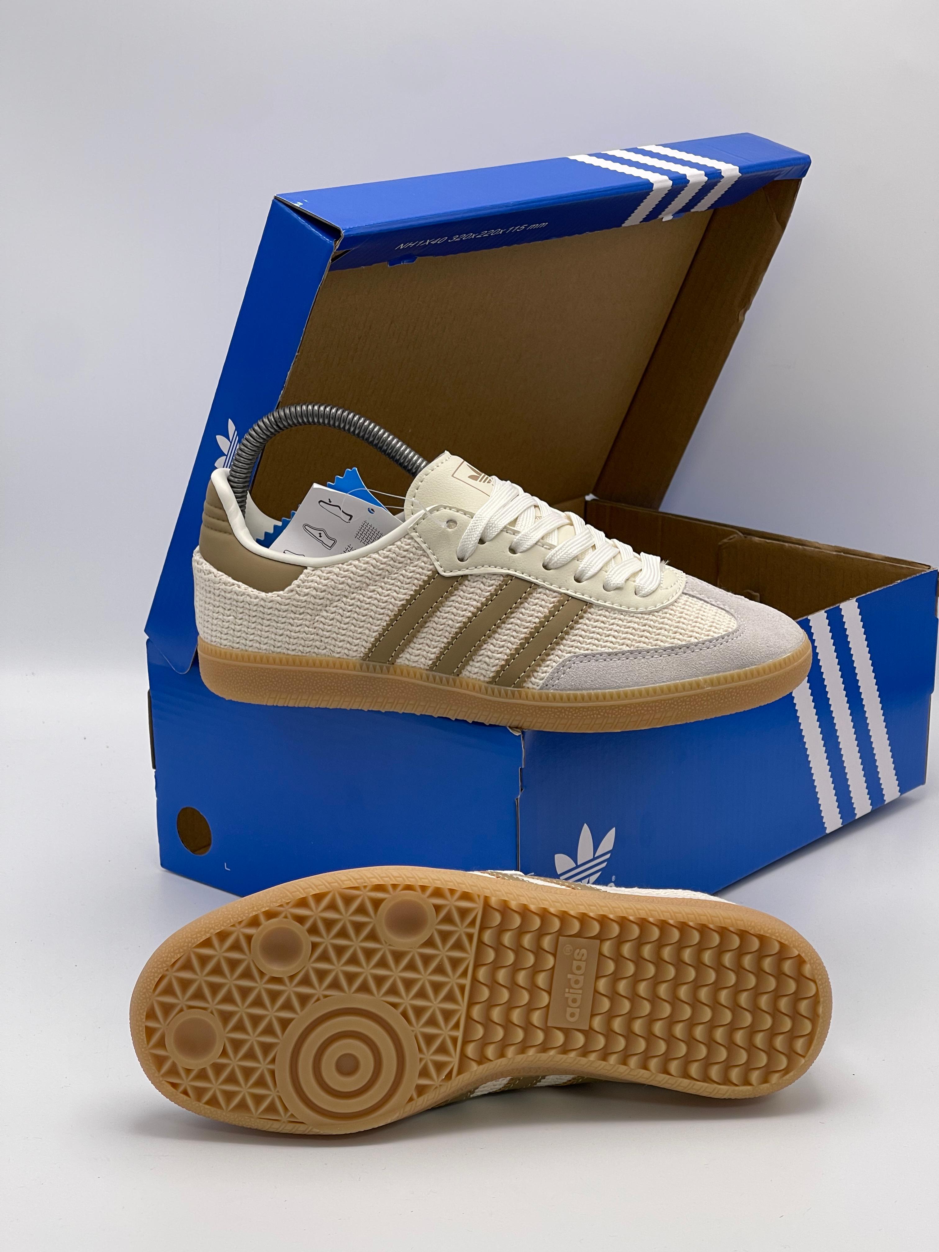 Adidas Samba Beige Knit