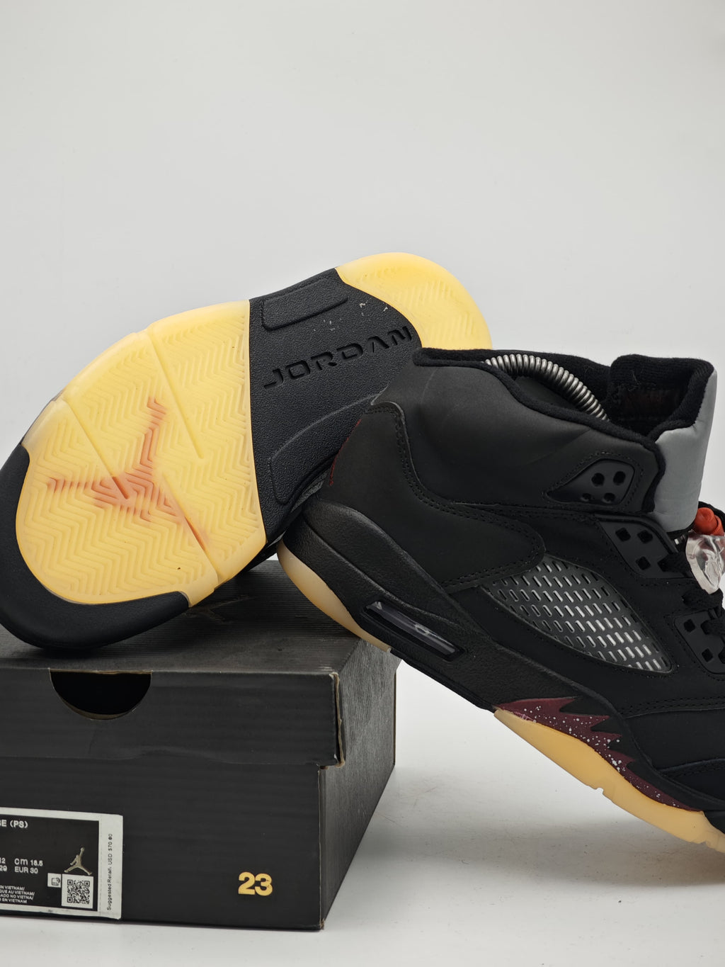 Air Jordan 5 Retro "Burgundy Black Gum"