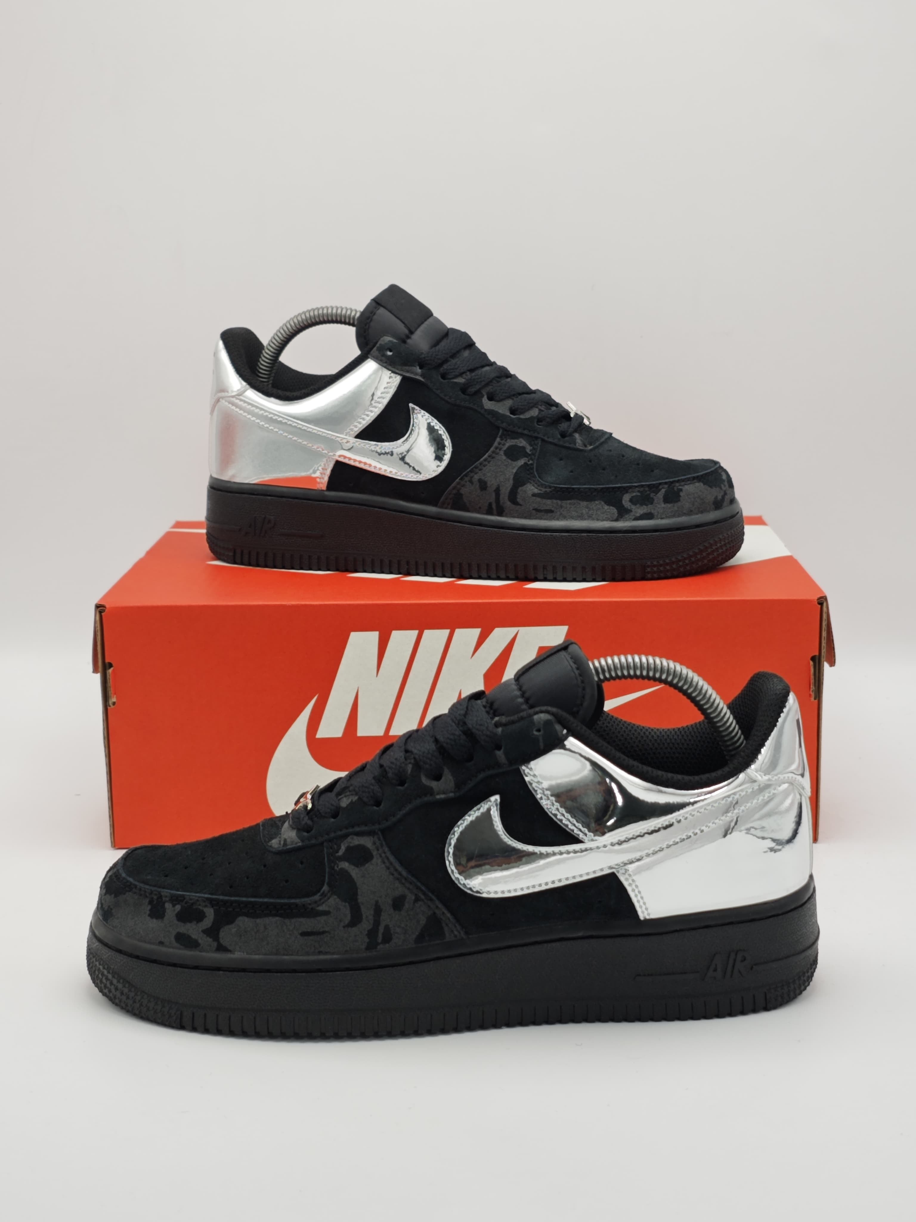 Nike Air Force 1 Low Black Chrome