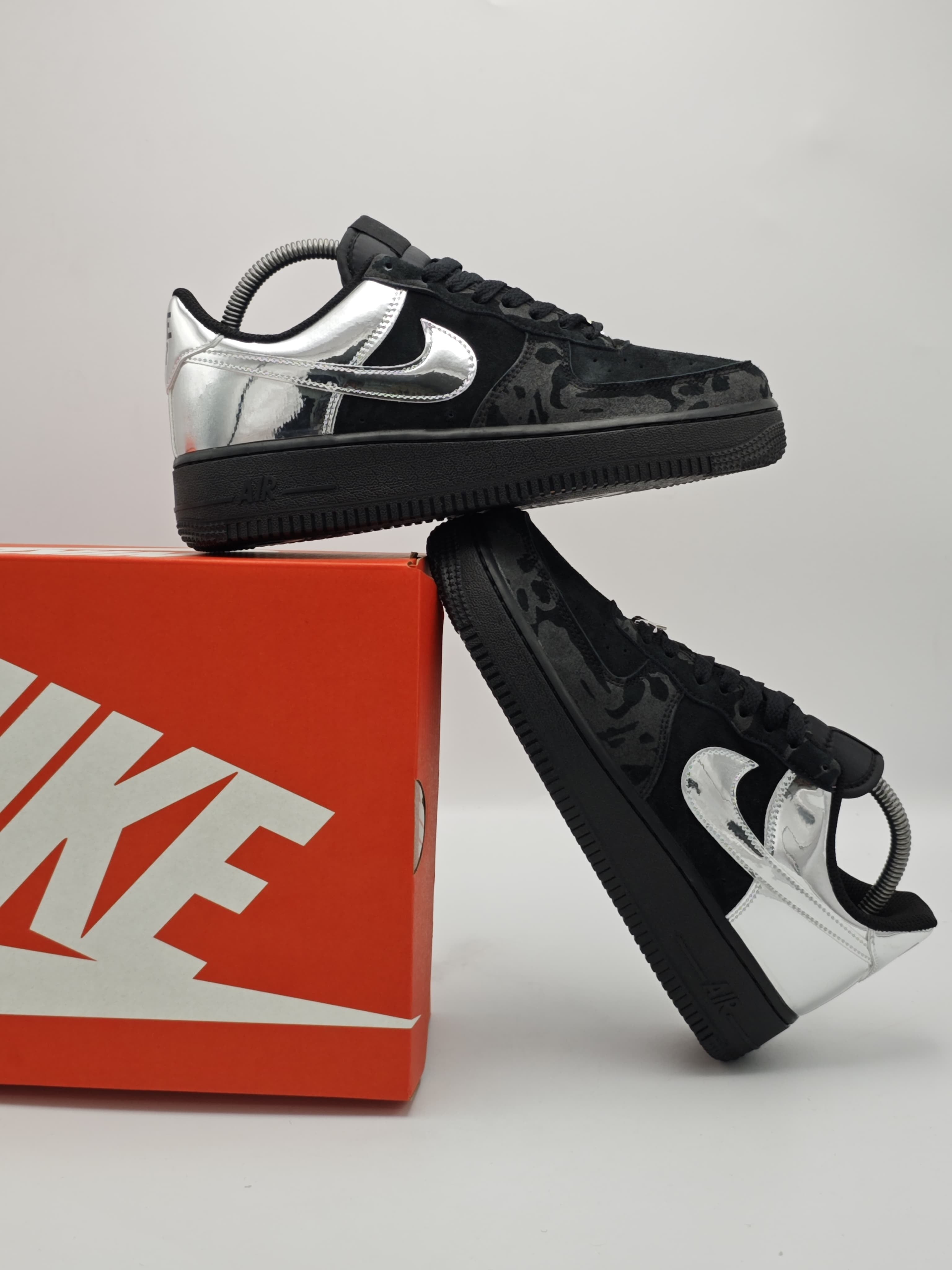 Nike Air Force 1 Low Black Chrome