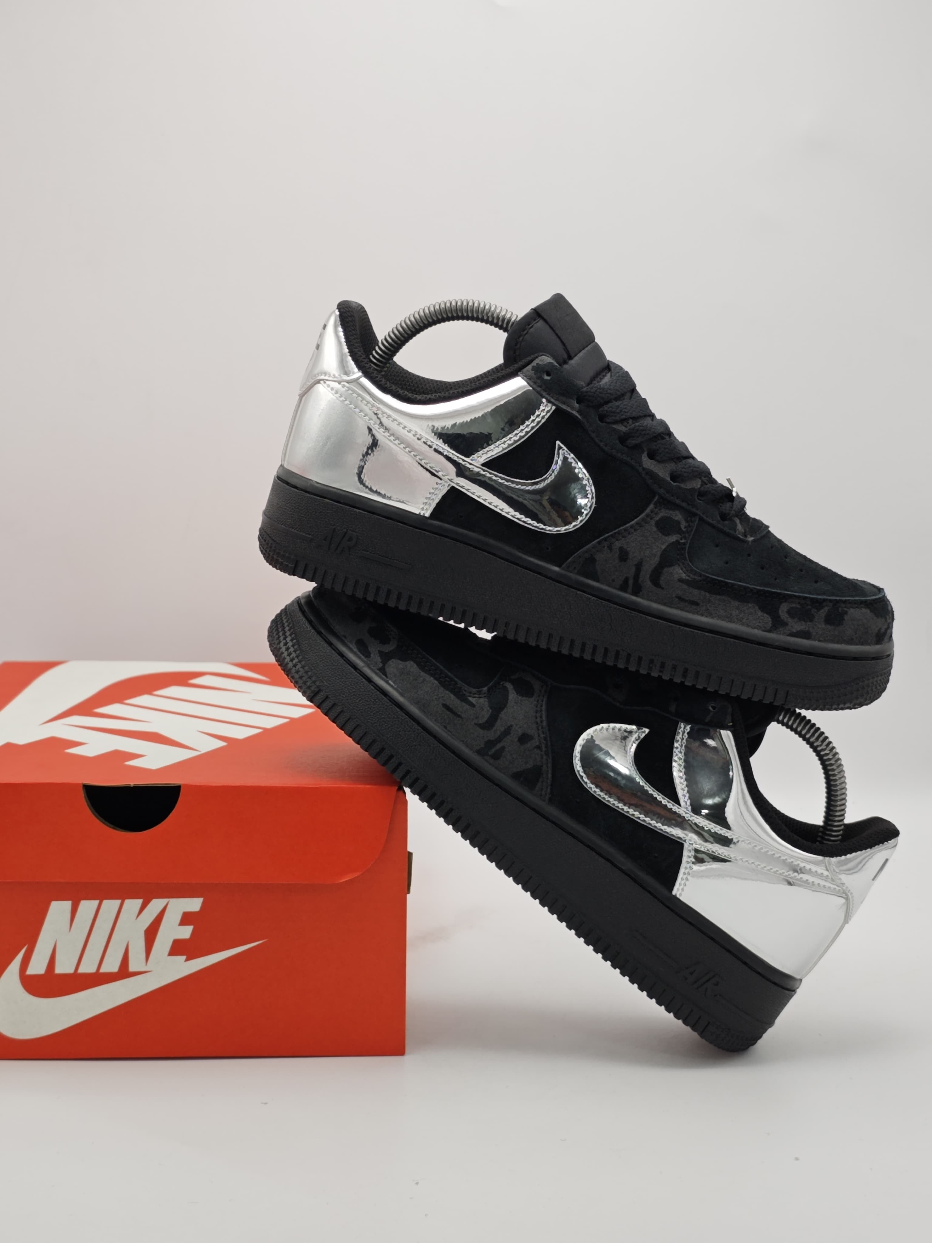 Nike Air Force 1 Low Black Chrome