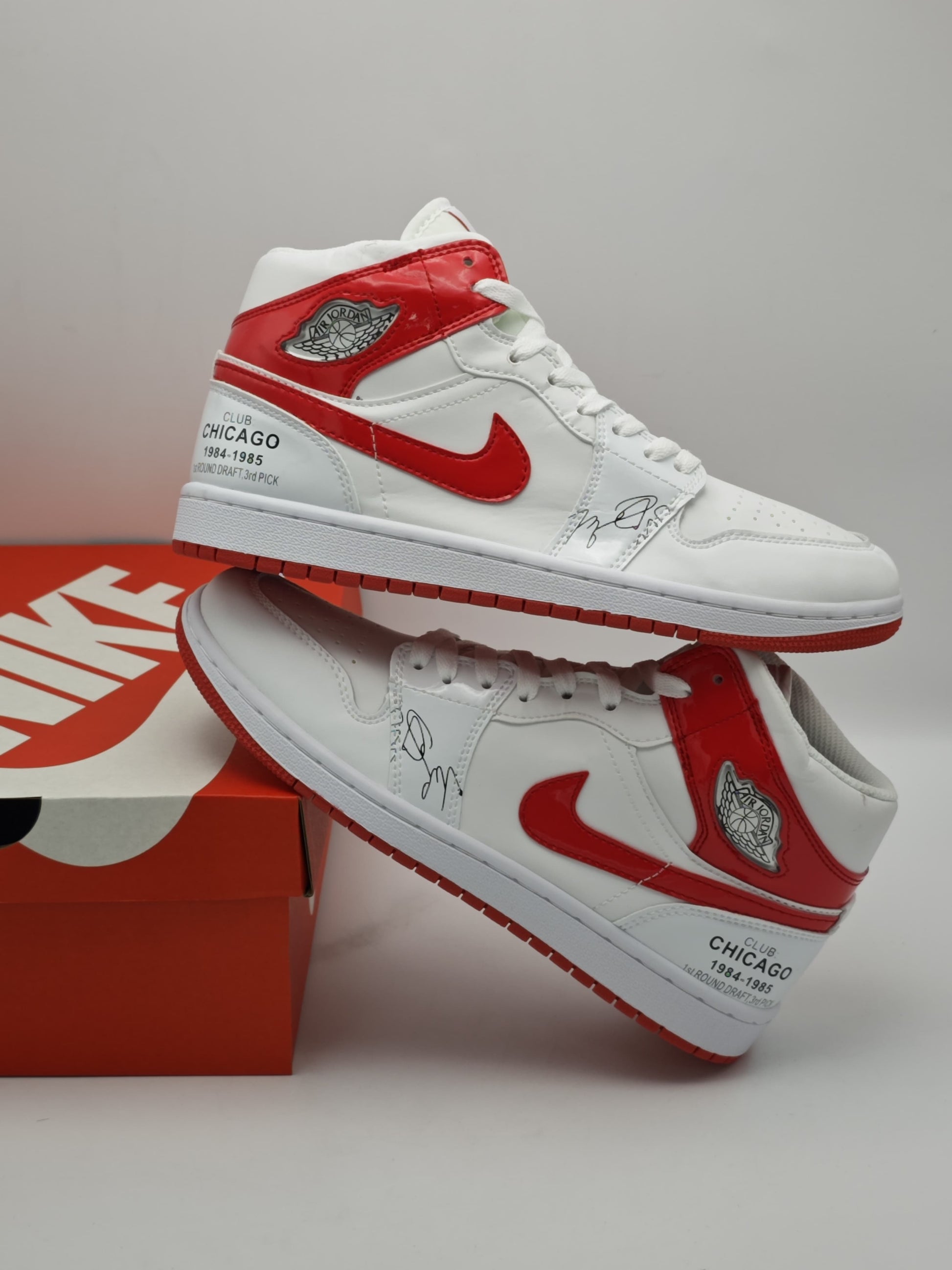 Michael Jordan Zapatillas Usadas De Marca Air Jordan Mid Chicago