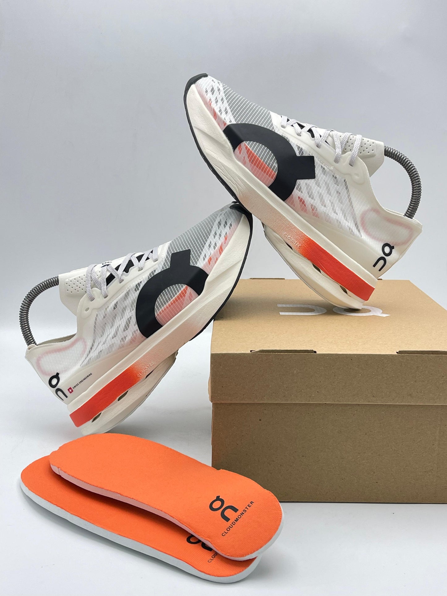 On Cloudboom Echo White Orange