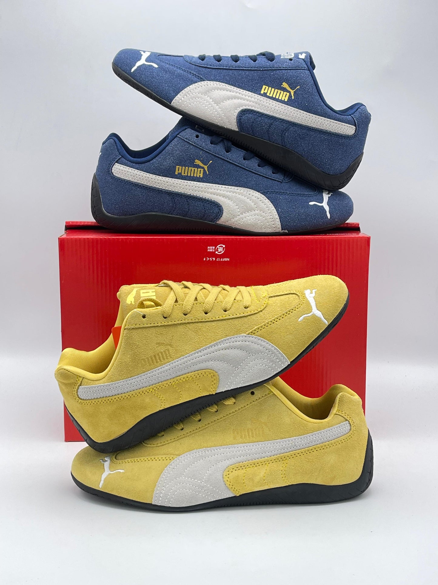 Puma Speedcat Suede Amarillo y Azul