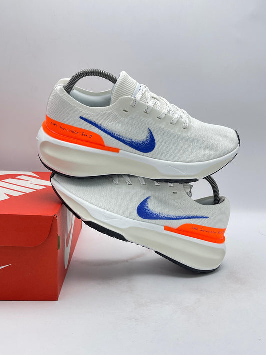 Nike Invincible Flyknit 3 White Blue Orange