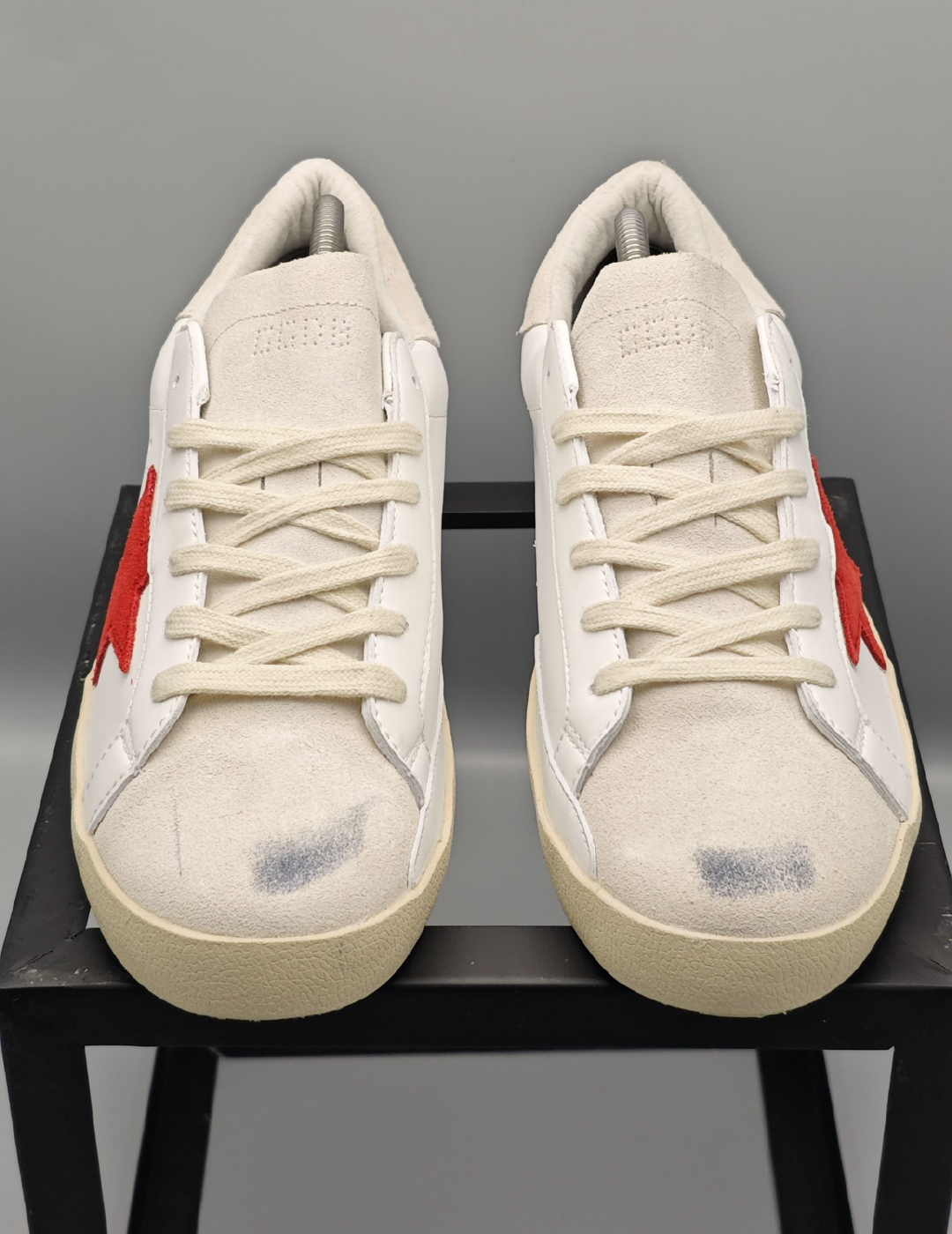 Golden Goose Super-Star White White Red Ice