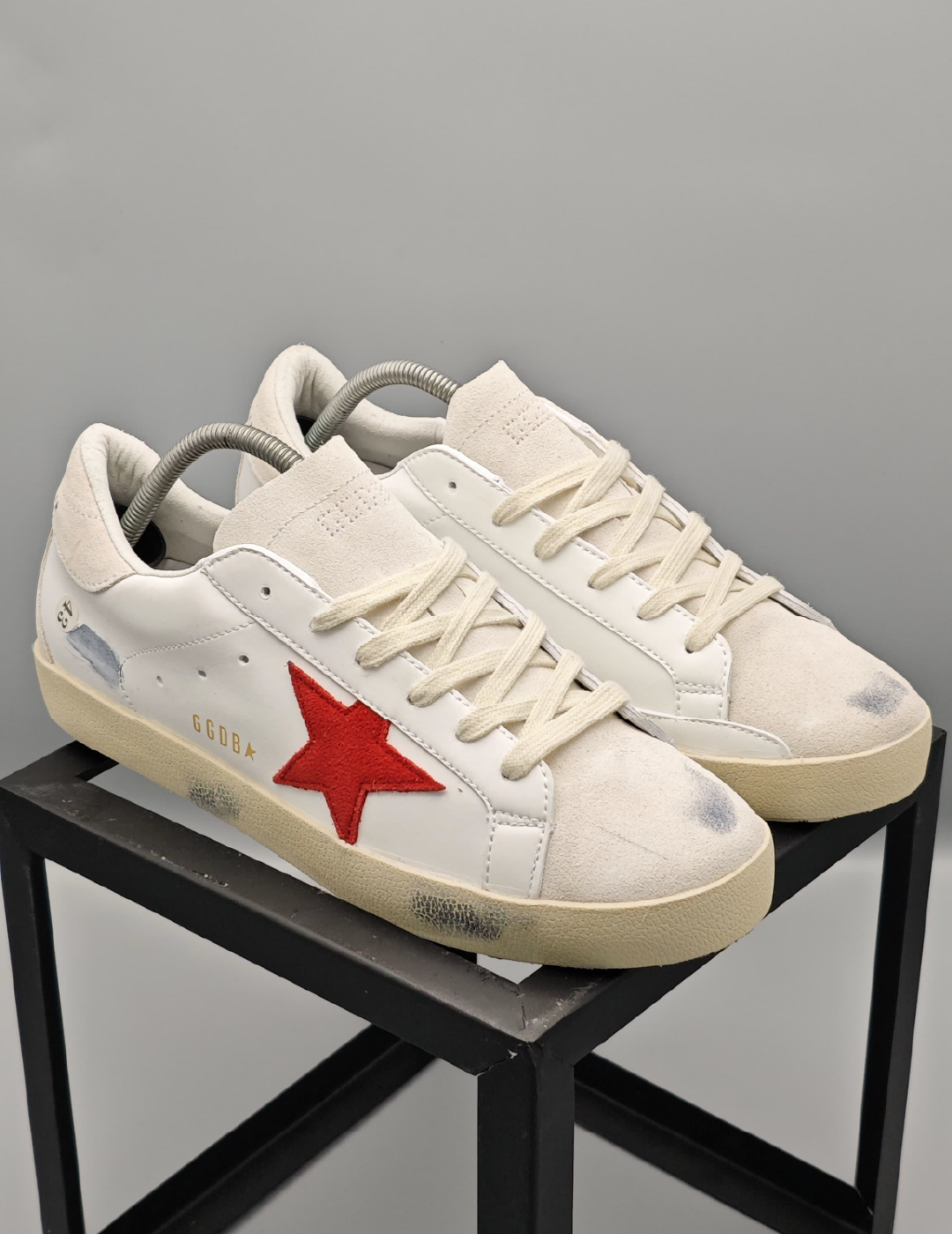 Golden Goose Super-Star White White Red Ice