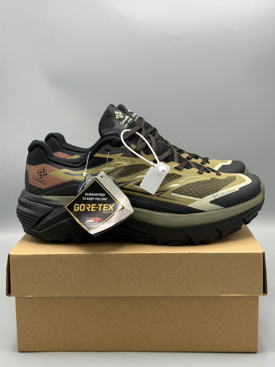 Columbia Montrail Gore-Tex – Verde Oliva, Negro y Café