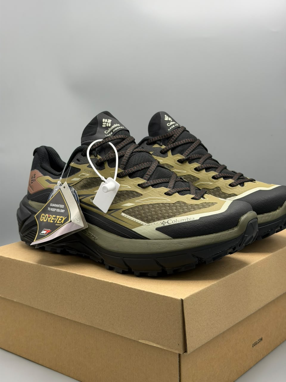 Columbia Montrail Gore-Tex – Verde Oliva, Negro y Café