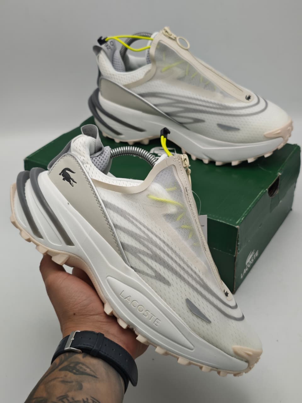 Lacoste L003 Neo Track White Beige