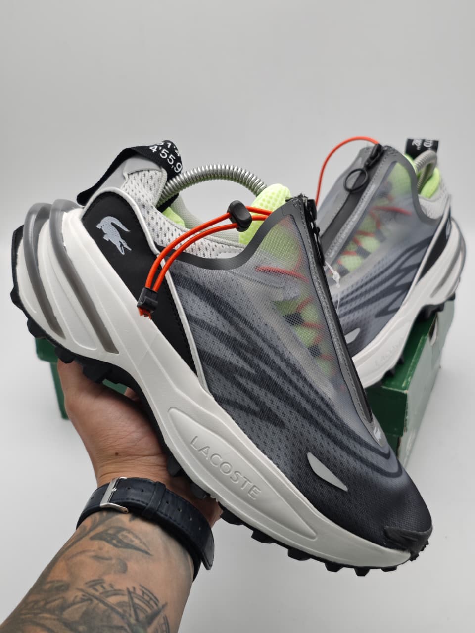 Lacoste Active Runway Grey Orange