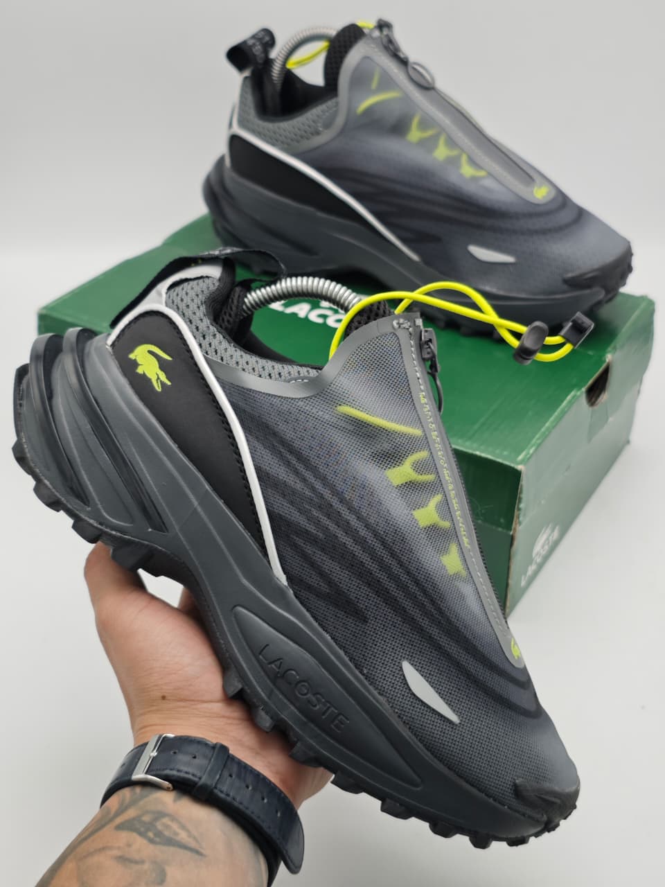 Lacoste Active Runway Black Neon