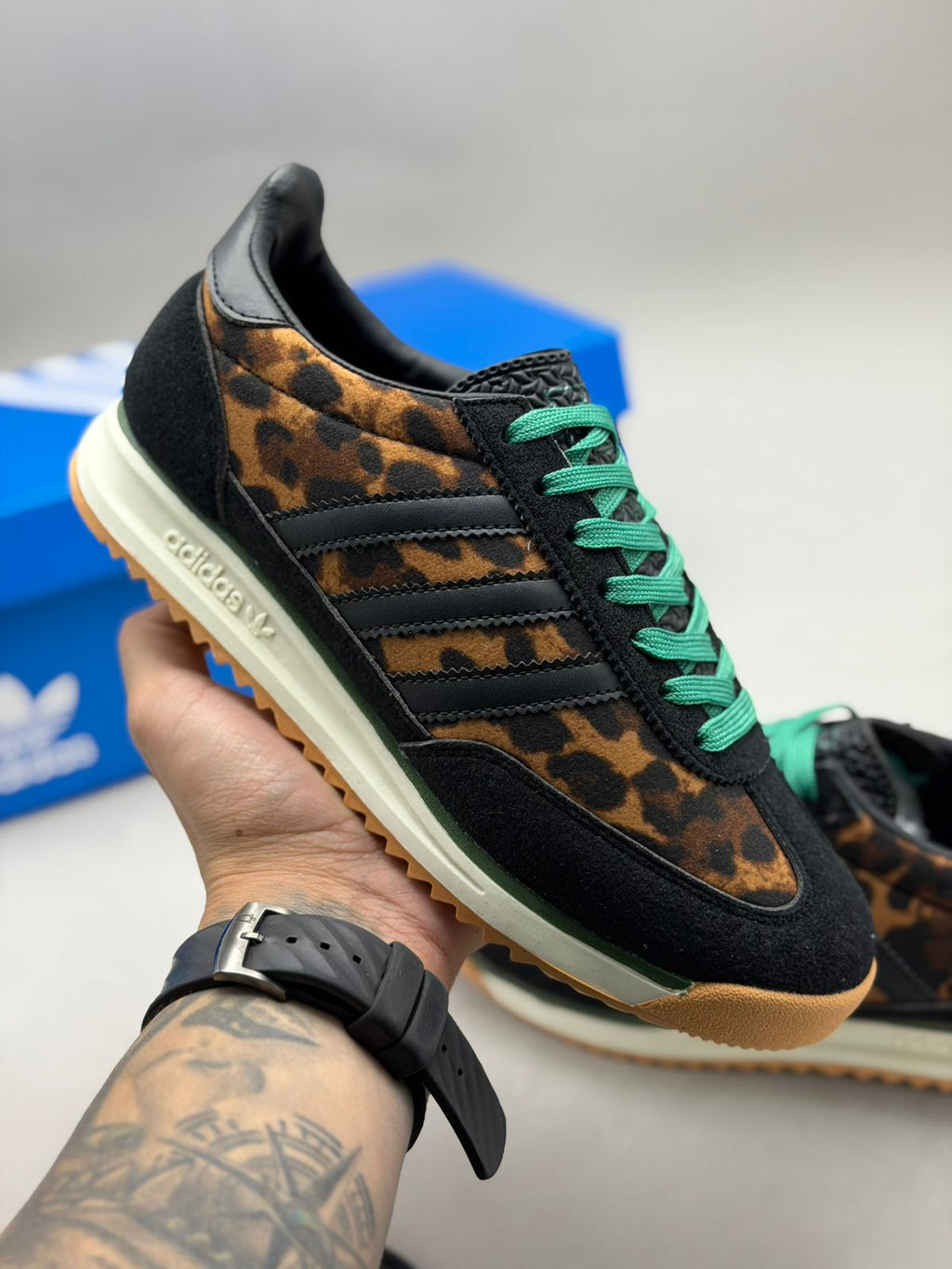 Adidas SL 72 Leopard Print