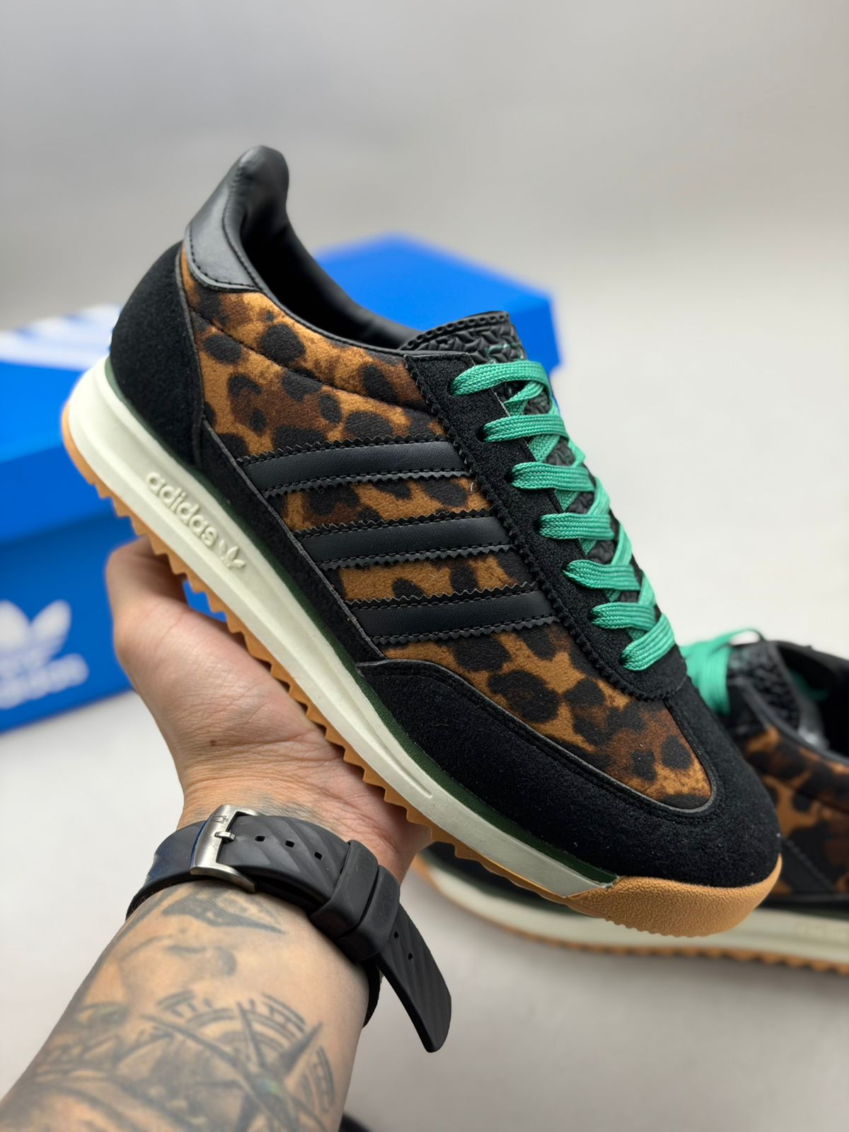 Adidas SL 72 Leopard Print
