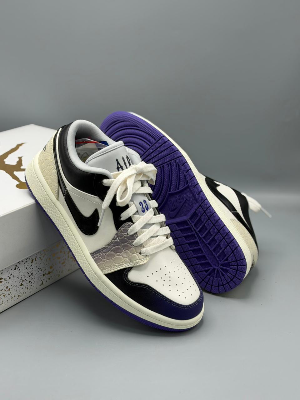 Jordan 1 Retro Low “Purple Contrast”