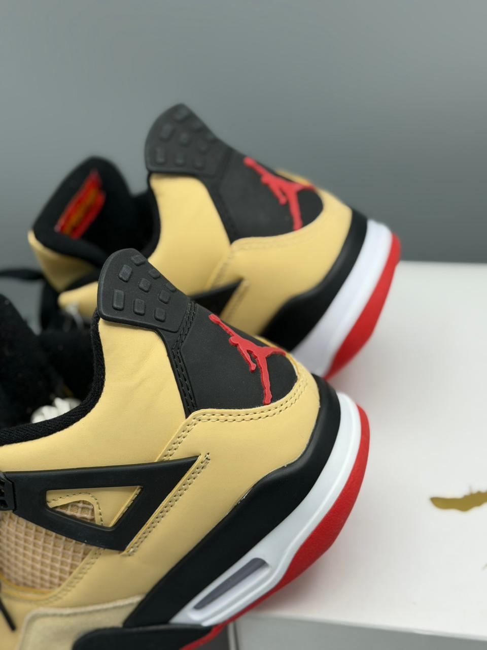 Jordan 4 Retro “Sand Black Red”