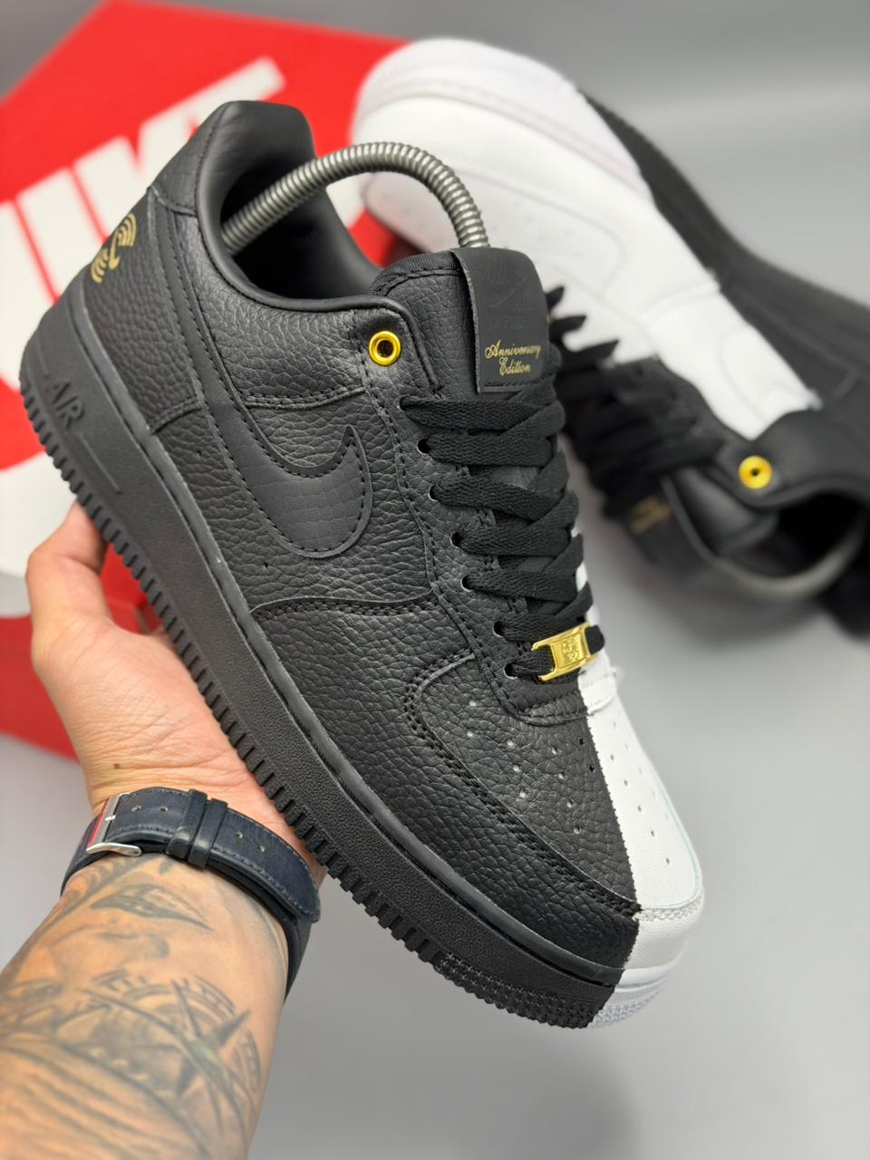 Air Force 1 “Black White Gold”