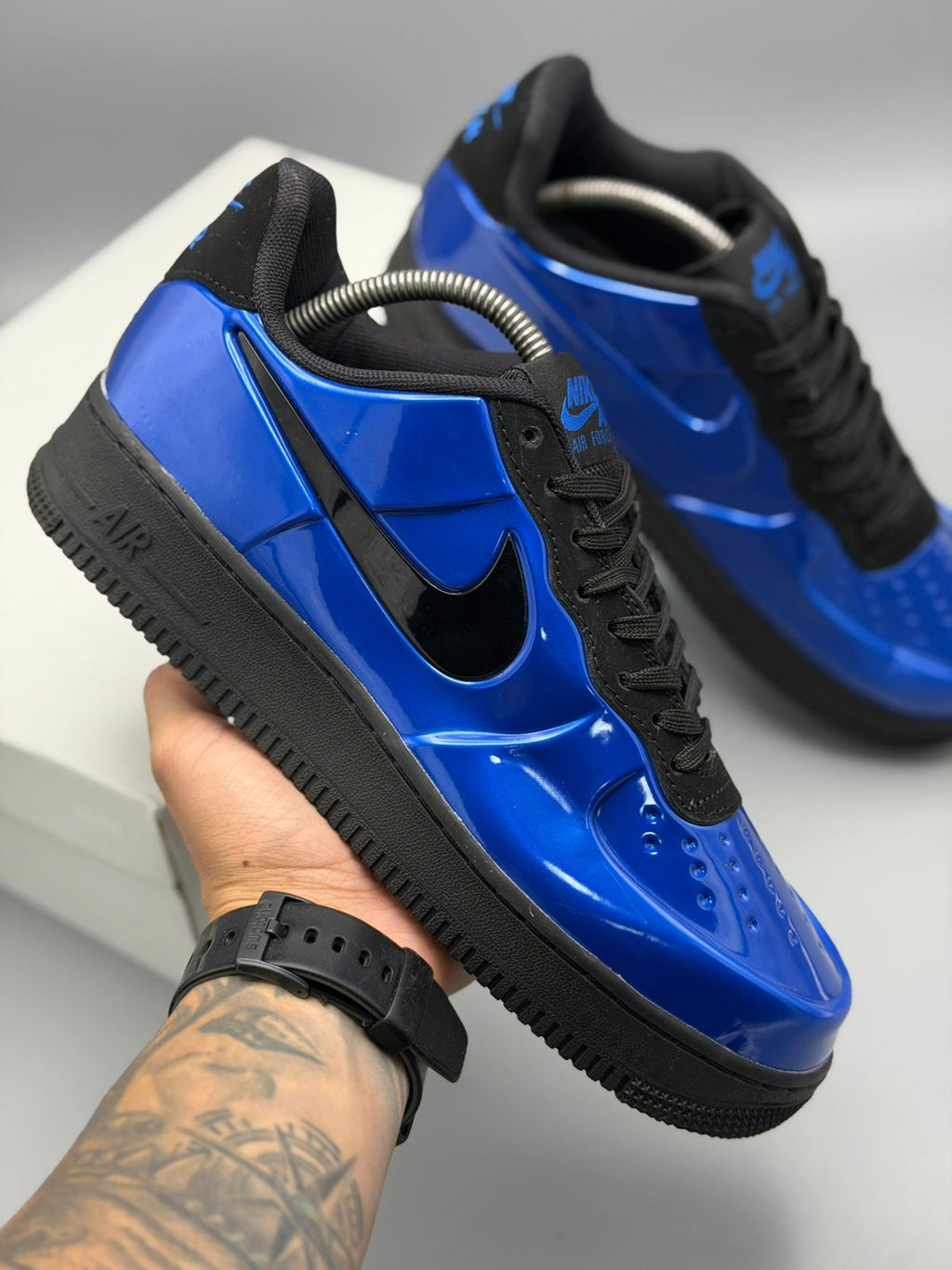Air Force 1 “Blue Black Gloss”
