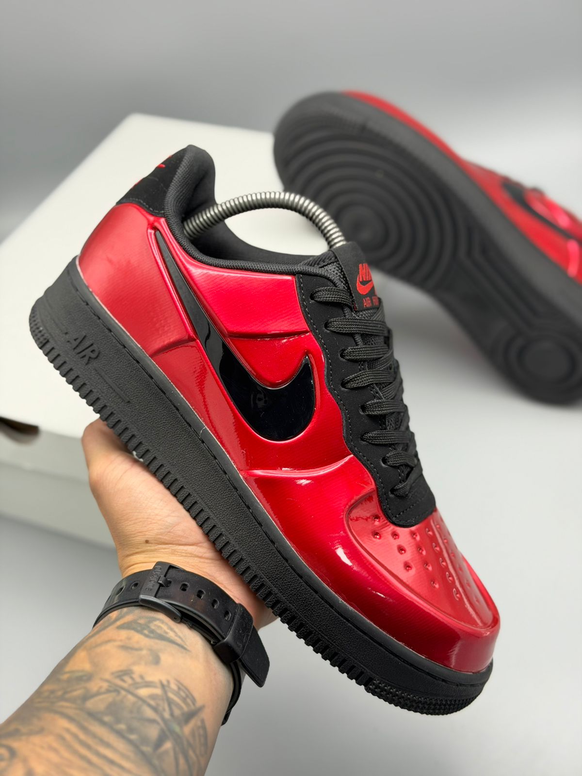 Air Force 1 “Red Black Gloss”
