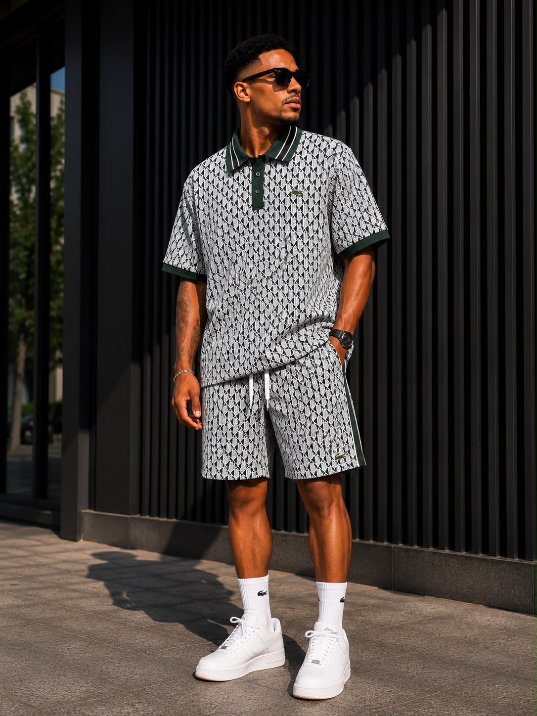 Conjunto Lacoste Monogram