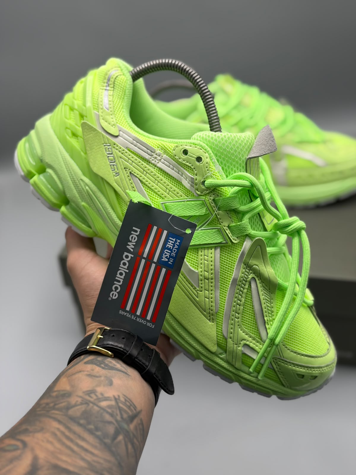 New Balance 1906A – Verde Neón / Verde Lima / Plateado