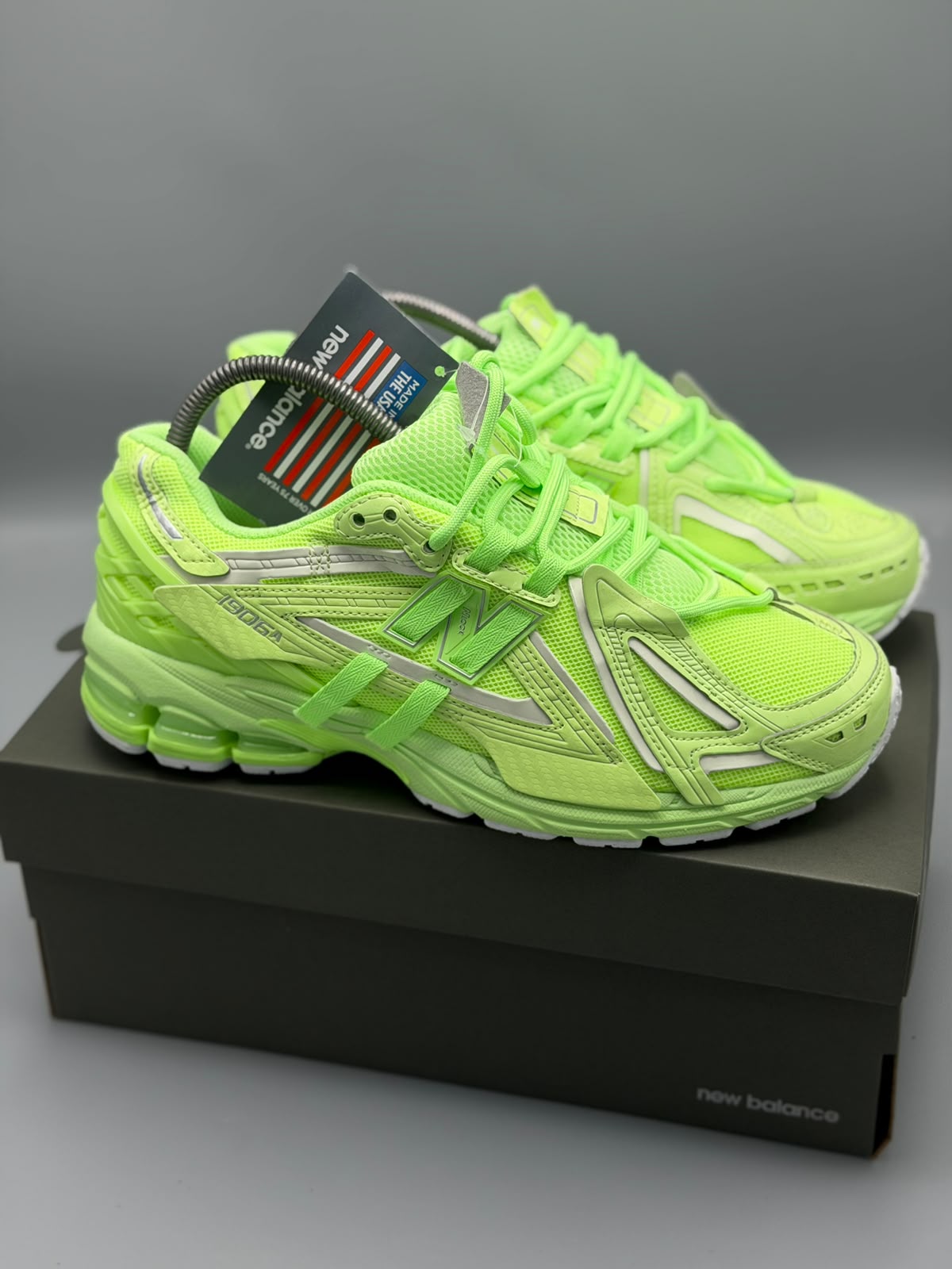 New Balance 1906A – Verde Neón / Verde Lima / Plateado