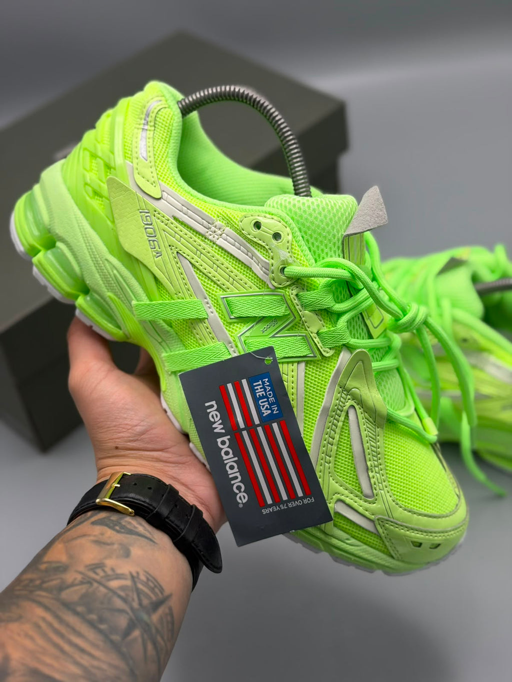 New Balance 1906A – Verde Neón / Verde Lima / Plateado