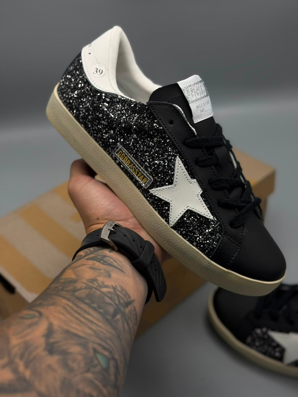 Golden Goose Superstar – Negro / Blanco / Beige
