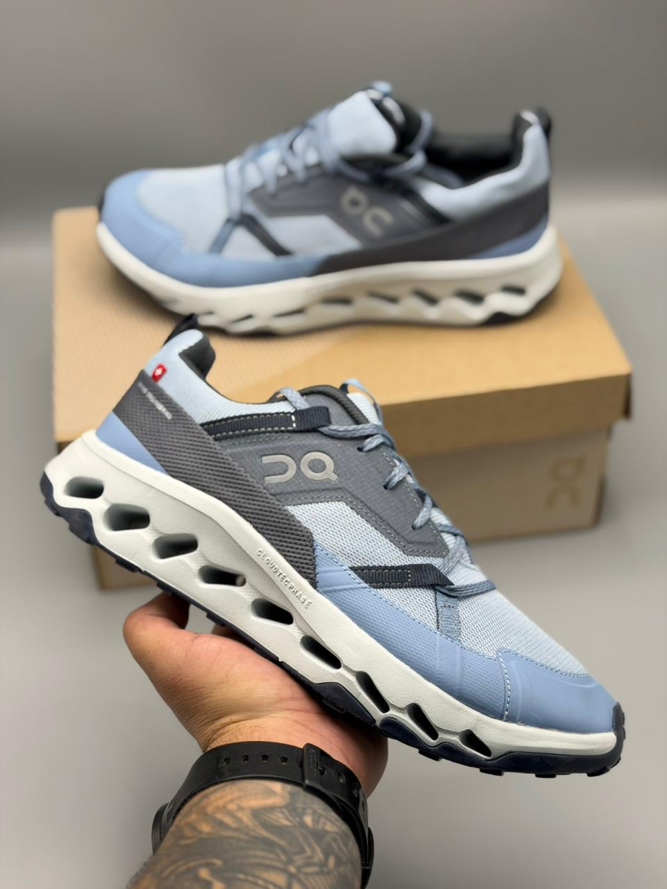 On Running Trail – Azul / Gris / Blanco / Negro