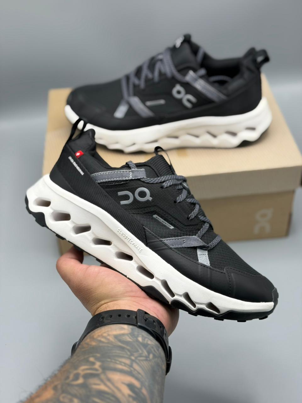 On Cloudhorizon Waterproof – Negro / Gris Grafito / Blanco