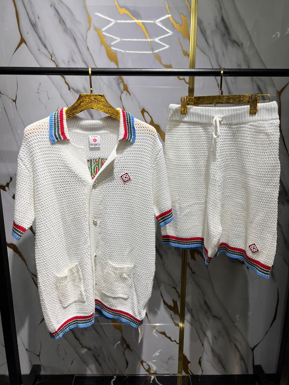 Conjunto Casa Blanca Camisa + Short – Blanco