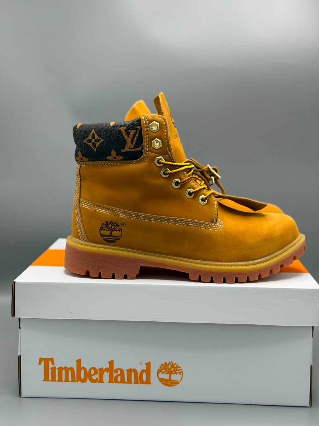 Timberland x Louis Vuitton – Mostaza / Café
