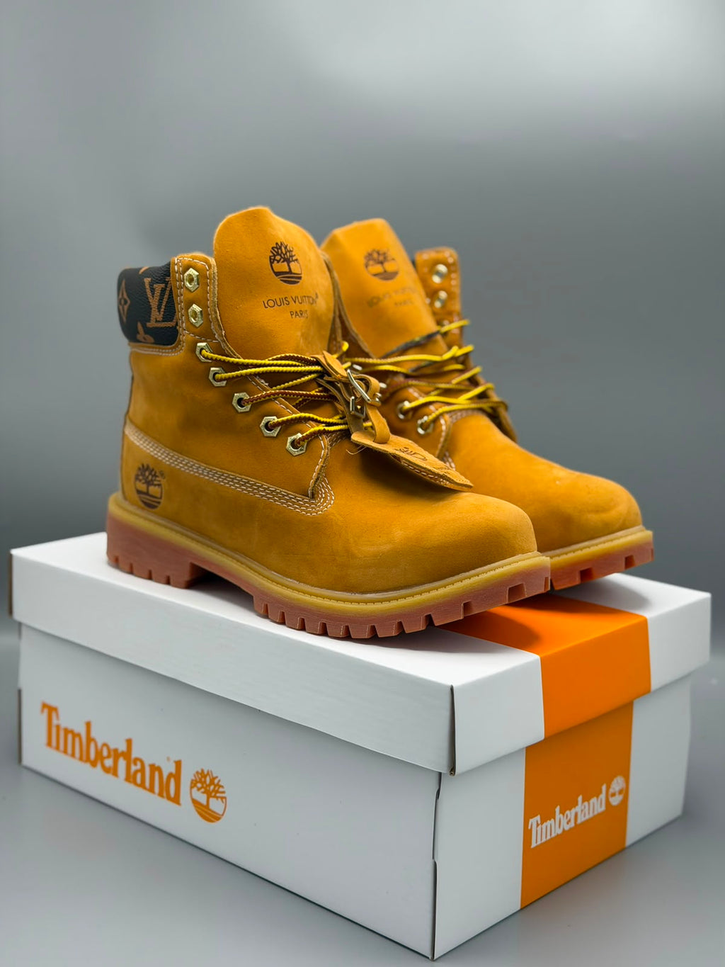 Timberland x Louis Vuitton – Mostaza / Café