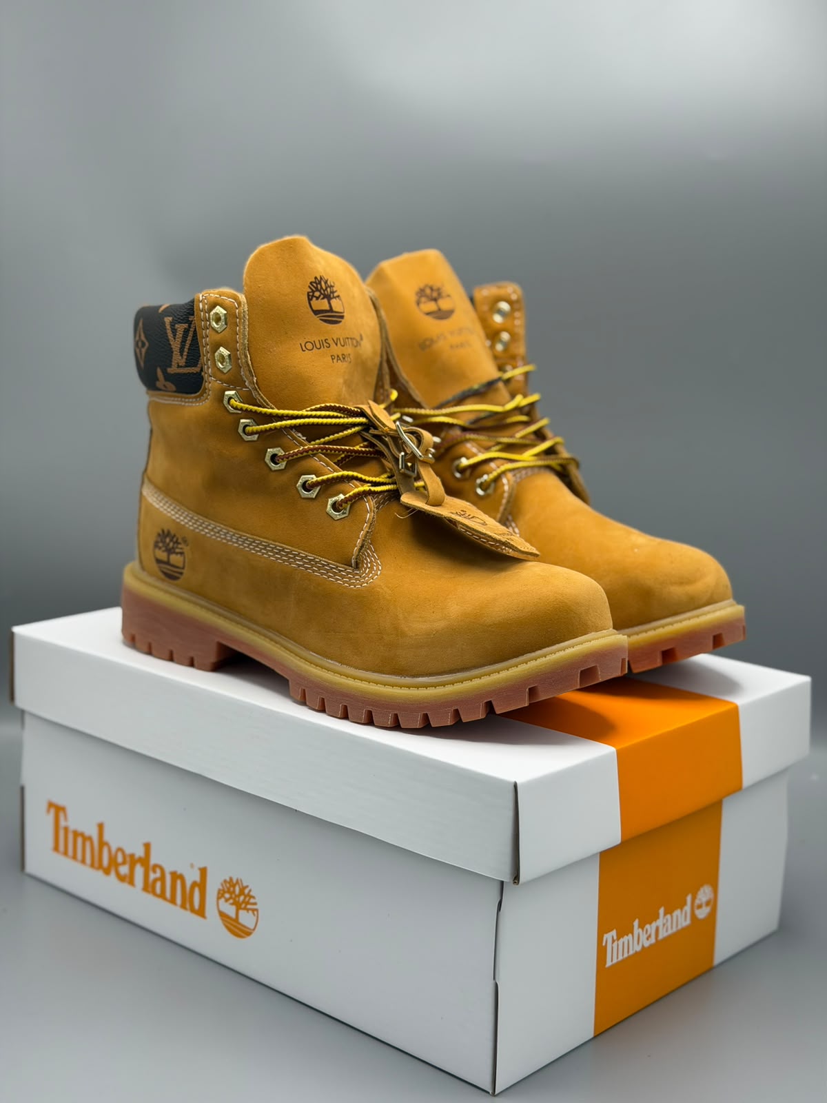 Timberland x Louis Vuitton – Mostaza / Café