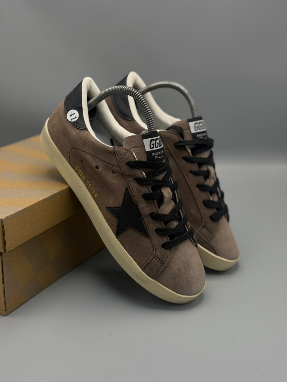 Golden Goose Super-Star – Café / Negro / Crema