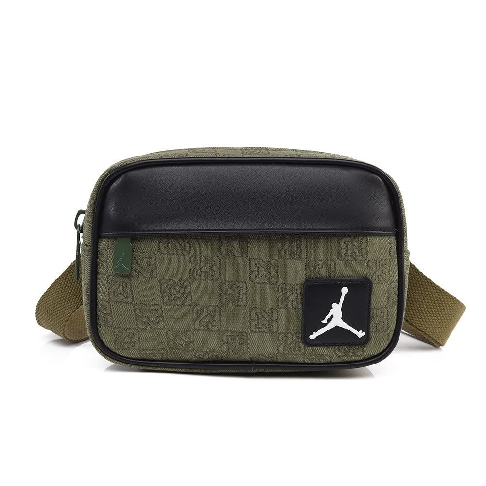 Bolso Jordan Crossbody – Verde Oliva / Negro