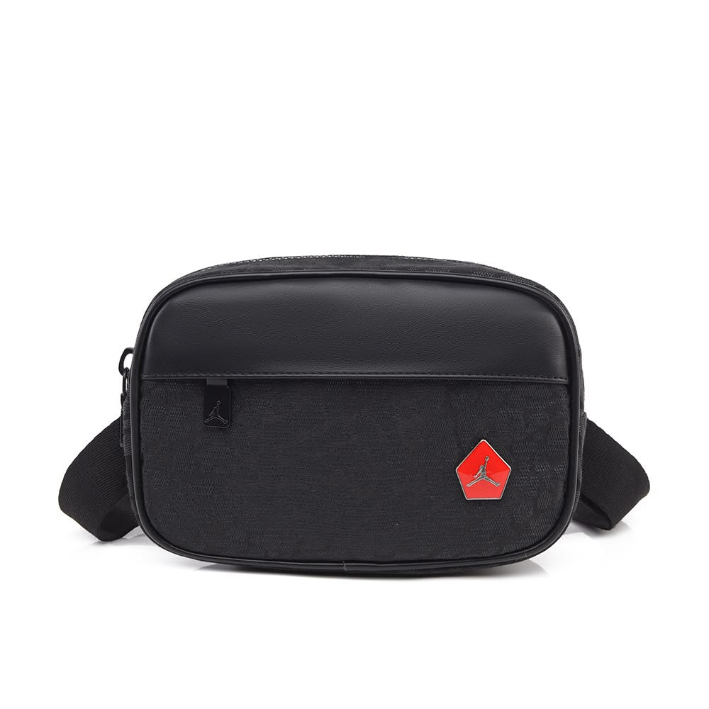 Bolso Jordan Crossbody – Negro / Rojo