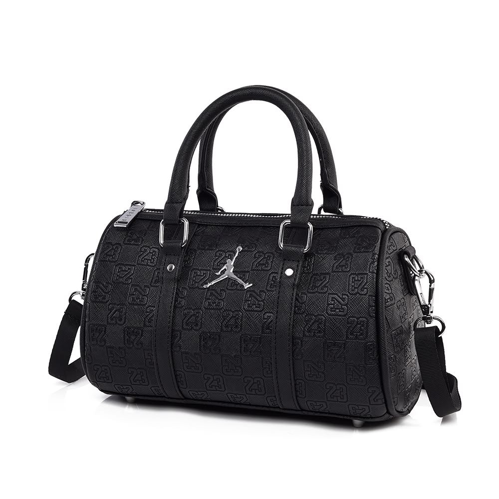 Bolso Jordan Duffle 23 – Negro / Plateado