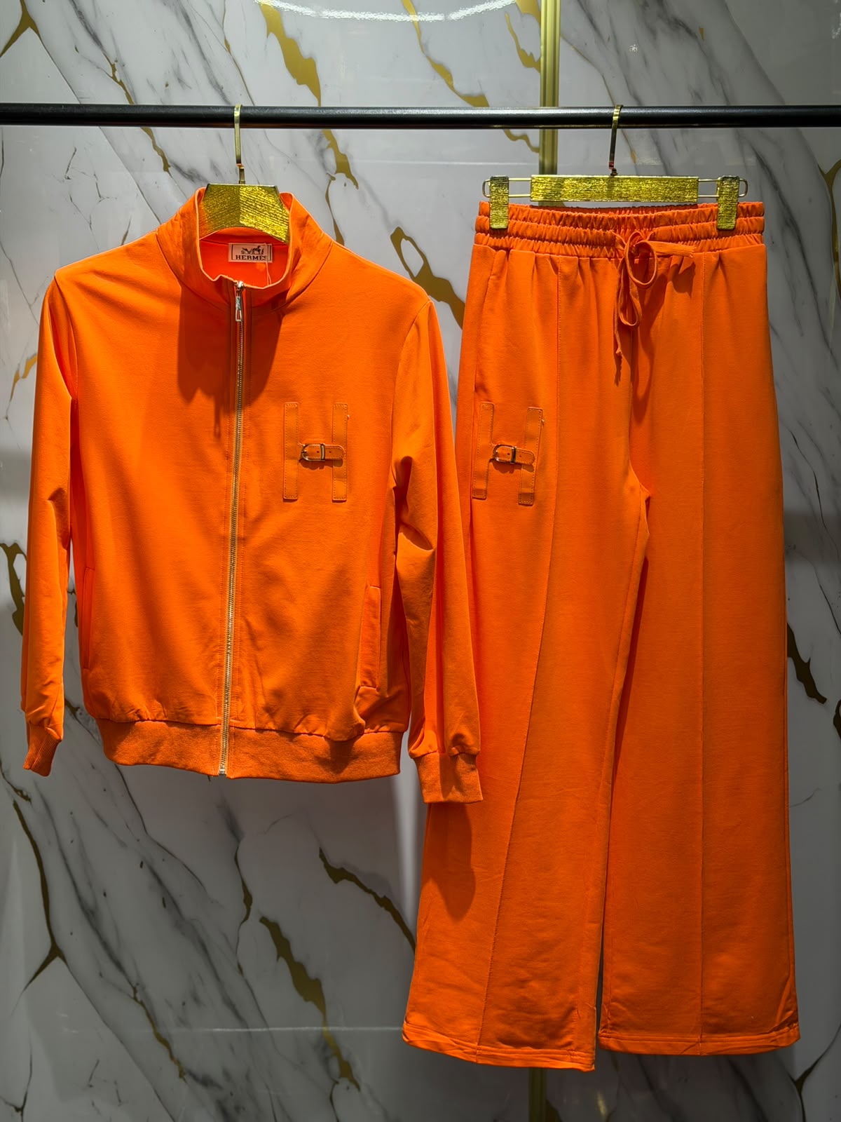 Conjunto Hermès Deportivo – Naranja Intenso