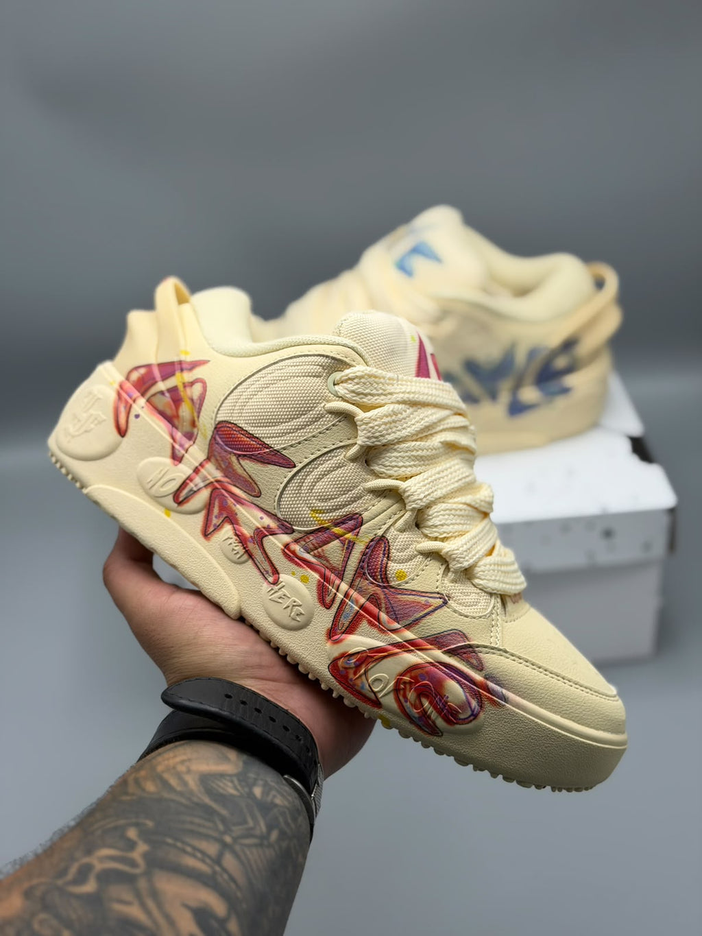 Puma Ball LaFrancé – Crema / Multicolor