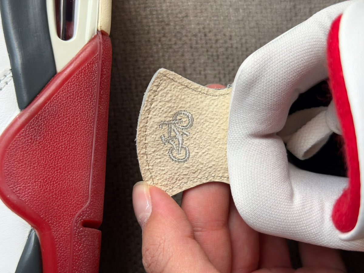 Air Jordan 4 Retro – Blanco, Rojo y Gris | Calidad G5