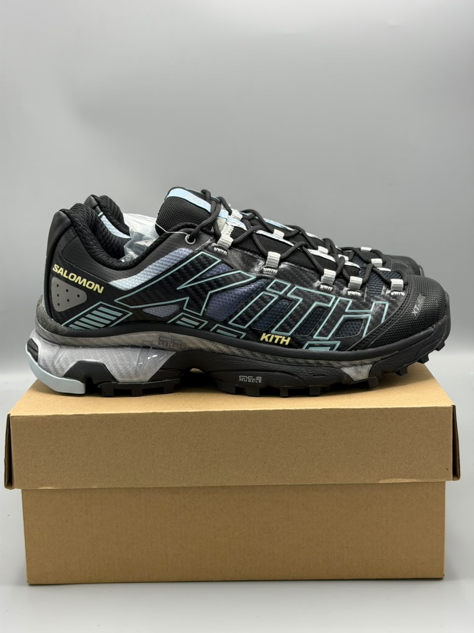 Salomon XT-4K x KITH – Negro, Gris y Azul Hielo | Calidad G5