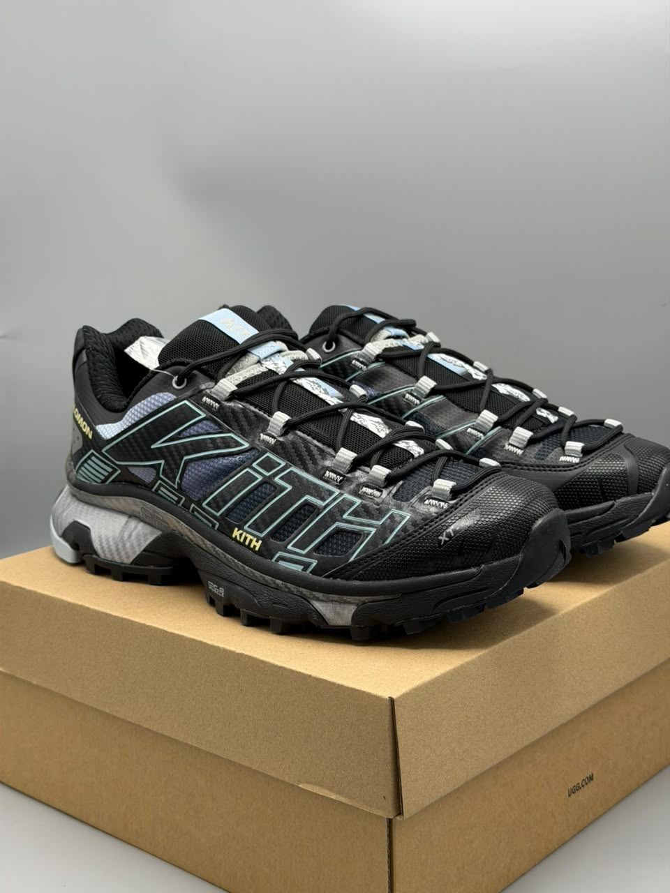Salomon XT-4K x KITH – Negro, Gris y Azul Hielo | Calidad G5