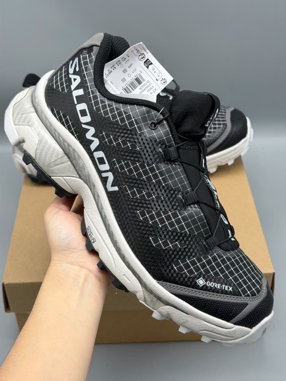 Salomon ACS Pro Gore-Tex – Negro, Gris y Blanco | Calidad G5 🖤🩶🤍